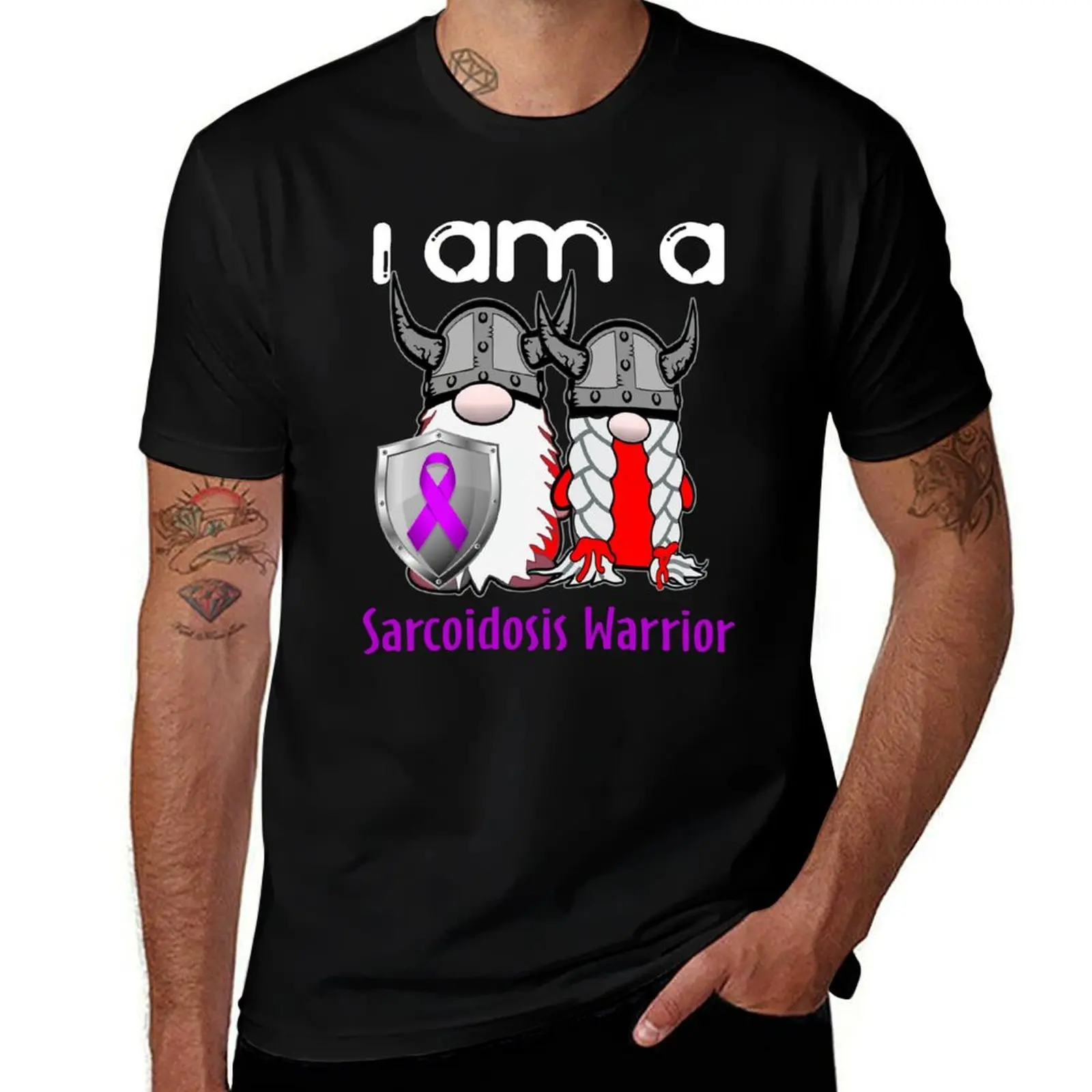 

I Am A Sarcoidosis Warrior Support Sarcoidosis Fighter Gift T-Shirt t shirt for man cotton t shirts high quality T-Shirt