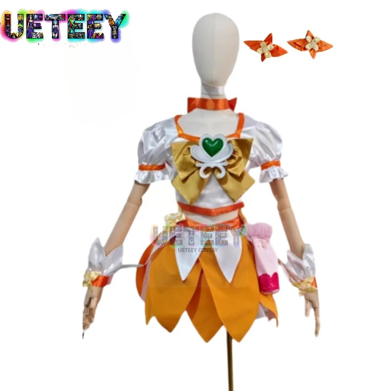 

UETEEY COS Myoudouin Itsuki Cos Heartcatch Pretty Cure Sun Angel Cosplay Costume Halloween Costume Custom Size