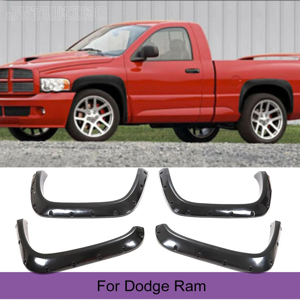 Car Wheel Arches Fender Flares Mudguards Trims For Dodge Ram 1500 2500 3500 1994 - 2002 Wheel Arches Fender Flares Trims