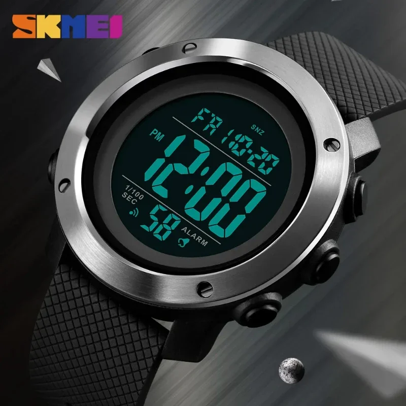 SKMEI 1434 Digital Men Watch Sport Waterproof Mens Wristwatches Stopwatch Electronic Military Clock 1345 Reloj Masculino 1416