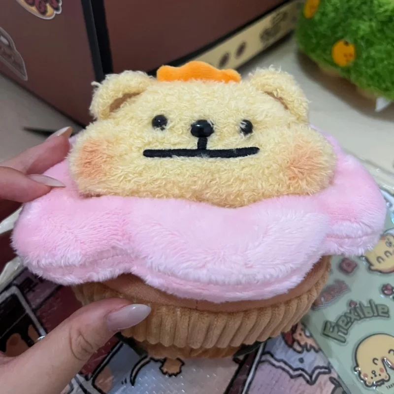 오리지널 베어리스벅 플러시 블라인드 박스 애니메이션 피규어 귀여운 만화 곰 트렌디한 주변 상품 귀여운 인형 장식 생일 선물