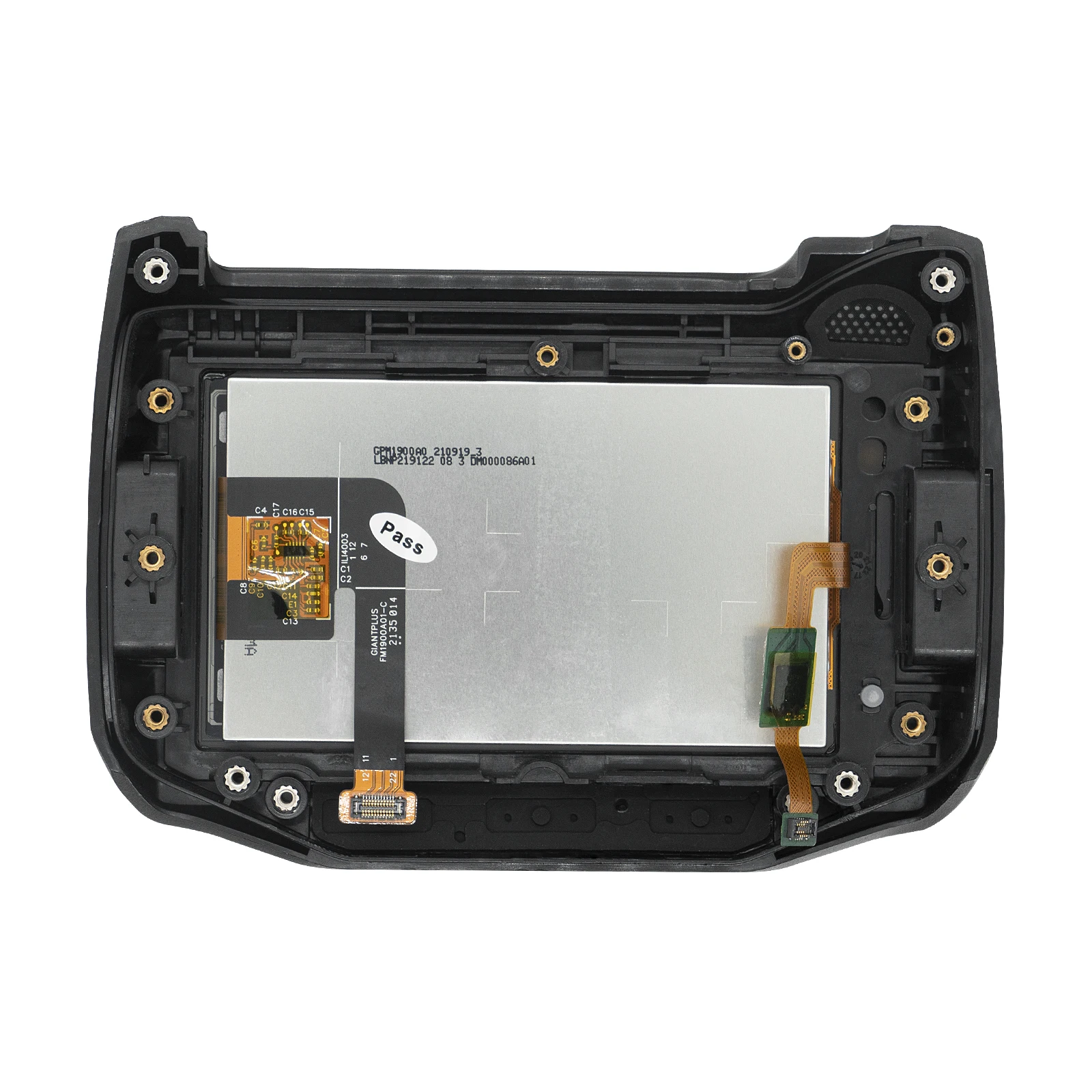 Display & Touch screen with Front Cover Replacement for Zebra WT6300