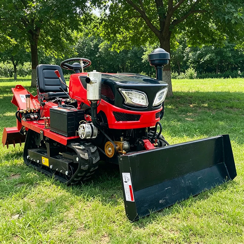 

Индивидуальная настраиваемая высокопроизводительная сельскохозяйственная машина для вспашки, гусеничный трактор и роторный культиватор