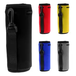 Neoprene Water Bottle Carrier 500ml Water Drink Sleeve Tote Bag Pouch Holder