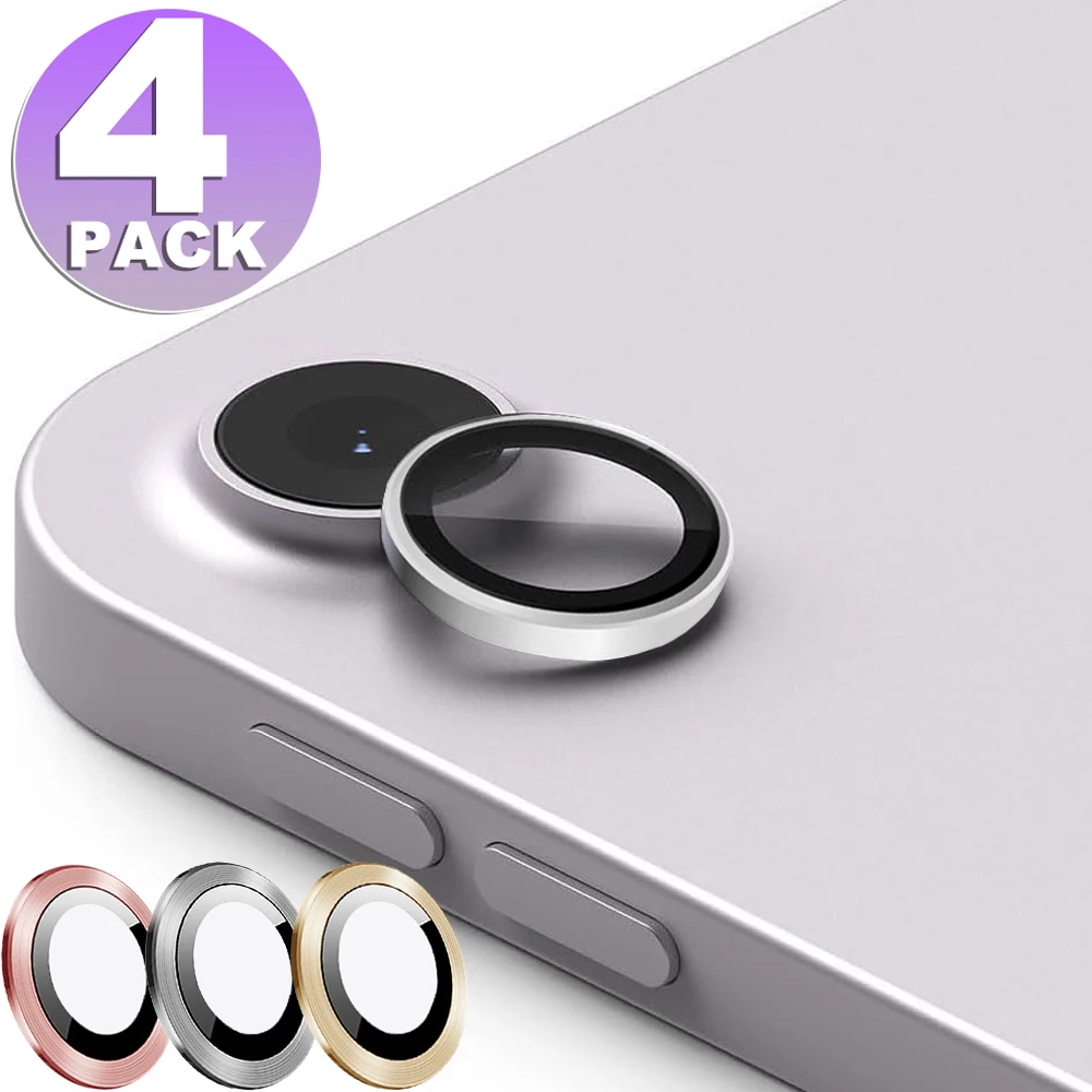 

Tempered Glass Camera Lens Protectors for Apple IPad Mini 7 Generation Luxury Metal Camera Protective Films for IPad Mini7