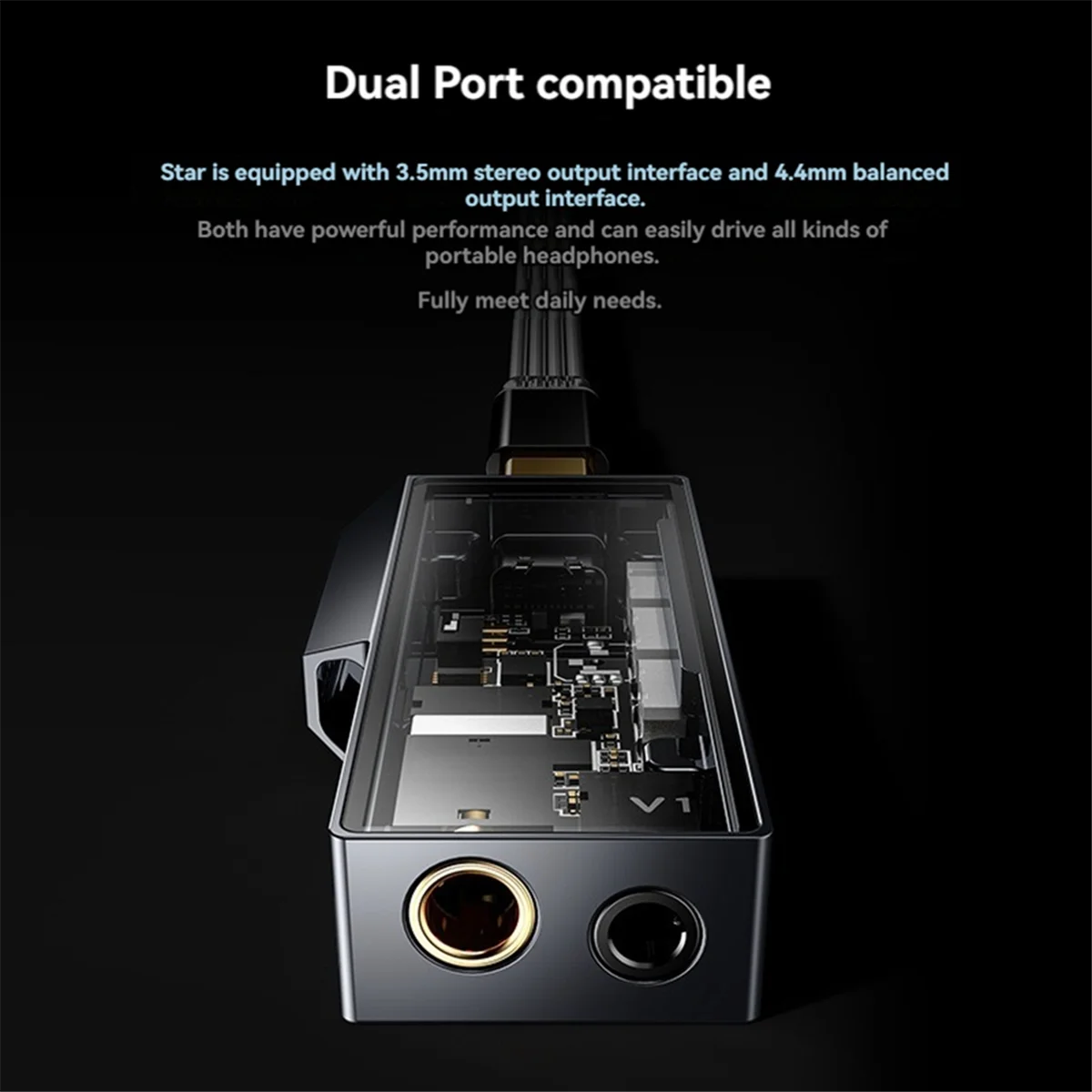 

Latest WGZBLON V1 Audio Decoder Headphone Amplifier Dual CS43131 Chips Portable DAC Amplifier with High Q