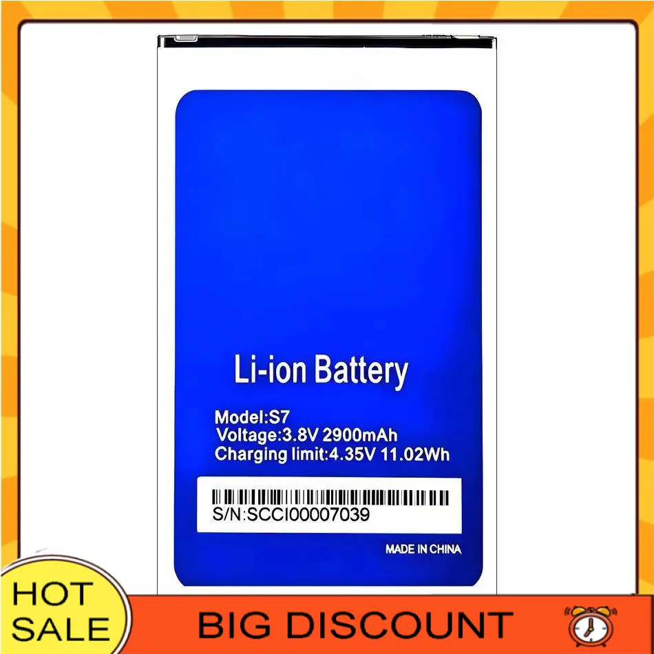 

2900Mah For Homtom S7 Safe High-Capacity Mobile Phone Battery