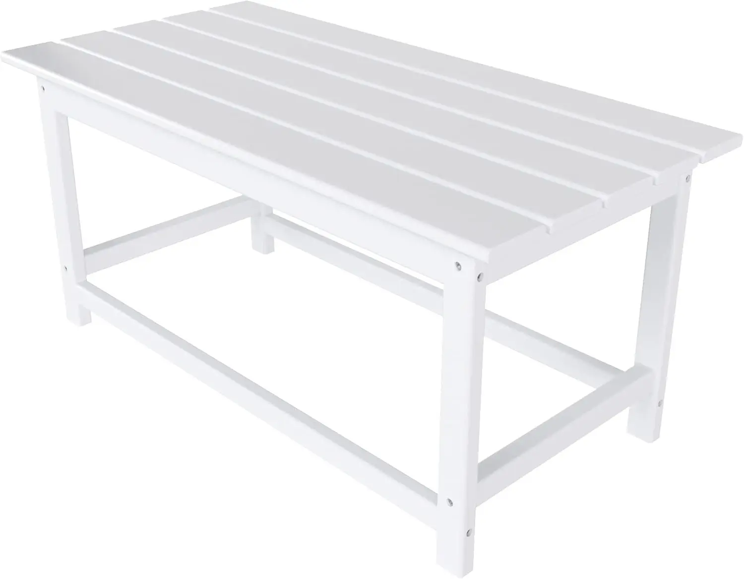 Malibu Outdoor Salontafel, All Weather Poly Timmerhout Patio Adirondack Salontafel Voor Tuin Gazon Veranda Balkon