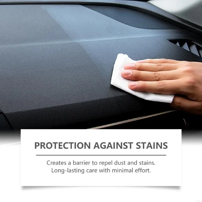 Multipurpose Car Interior Cleaning And Polishing Cream Suitable For Plastic & Leather Surfaces With Long Lasting Effects - view 4