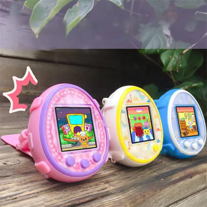 Tamagotchi Electronic Pets Toys Watch Anime Peripheral Color Screen Usb Charge Interactive Virtual Pet Child Toy Game Console