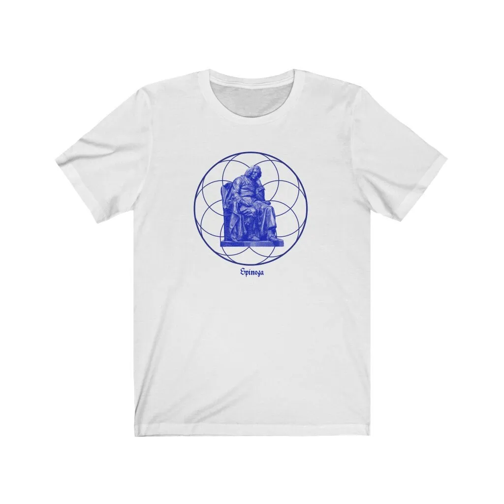 Spinoza Seated Philosophy T-shirt