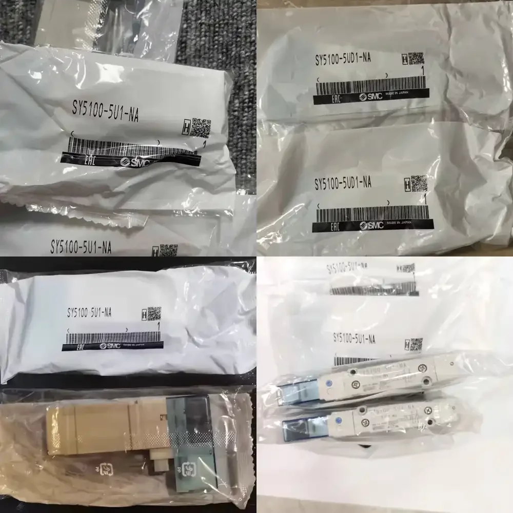

Электромагнитный клапан SMC Original SY5100-5U1-NA, маломощный 5-портовый электромагнитный клапан, 5/2-ходовой с внутренним пилотным управлением
