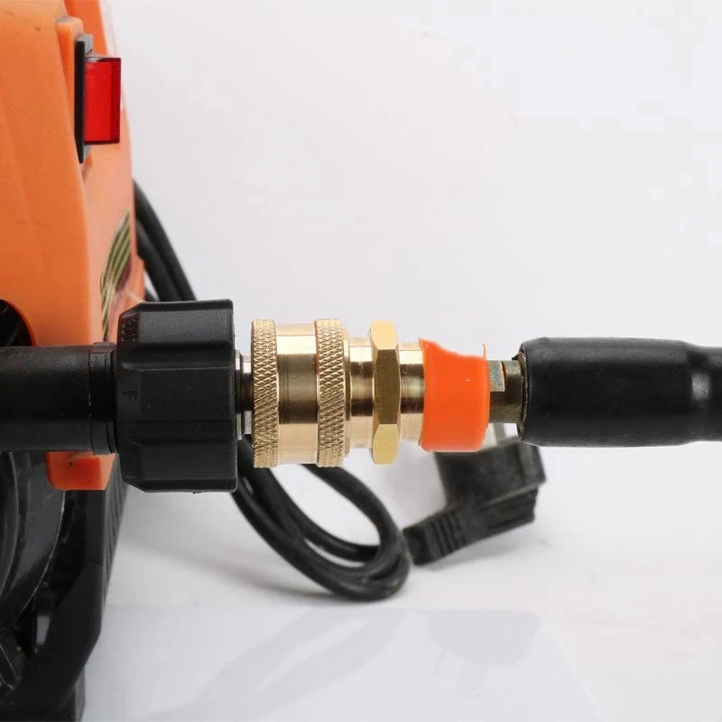 1 Set 1/4 Quick Connector Adapter Connect Hose And Water  High Pressure Washer Accessories K Series For Karcher