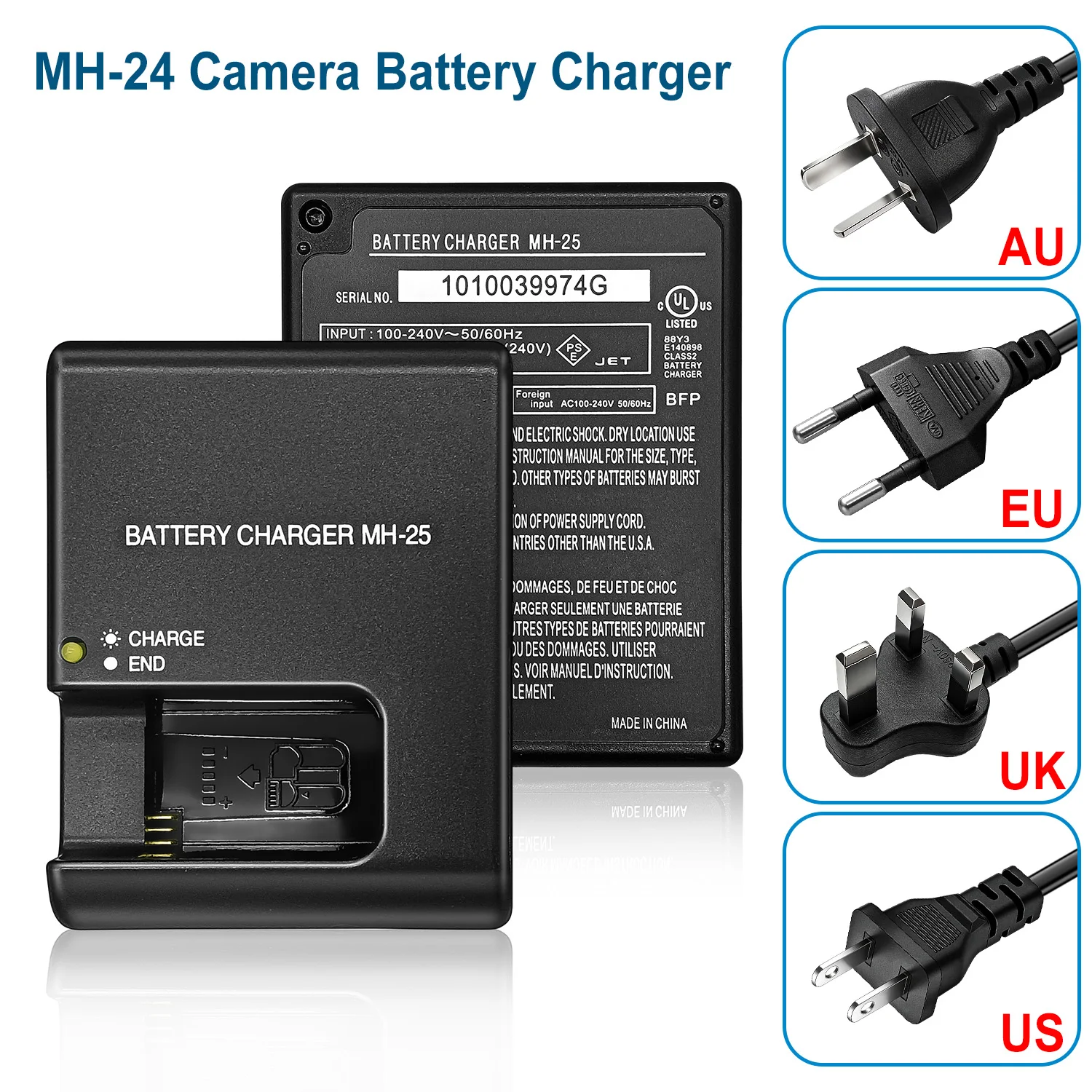 MH-25 Akkuladegerät für Nikon EN-EL15c EN-EL15 für Coolpix Z6iii Z8 D850 Z5ii D7500 D780 Z5 Z6 II D500 D750 D800 D7100 D610Cam – Detail 6