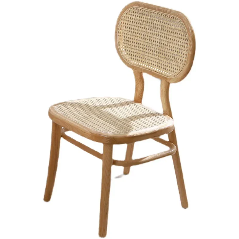 

Wyj Ash Rattan Chair Mid-Ancient Chair Designer B & B Restaurant Rattan Backrest Rattan Chair