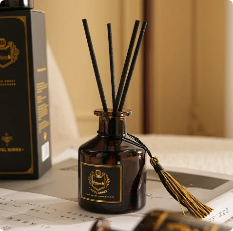 Hot Sell 50ml Reed Diffuser Hotel Style Home Fragrance Air Freshener Long‑Lasting For Bedroom Bathroom Toilet Decor Men Gift