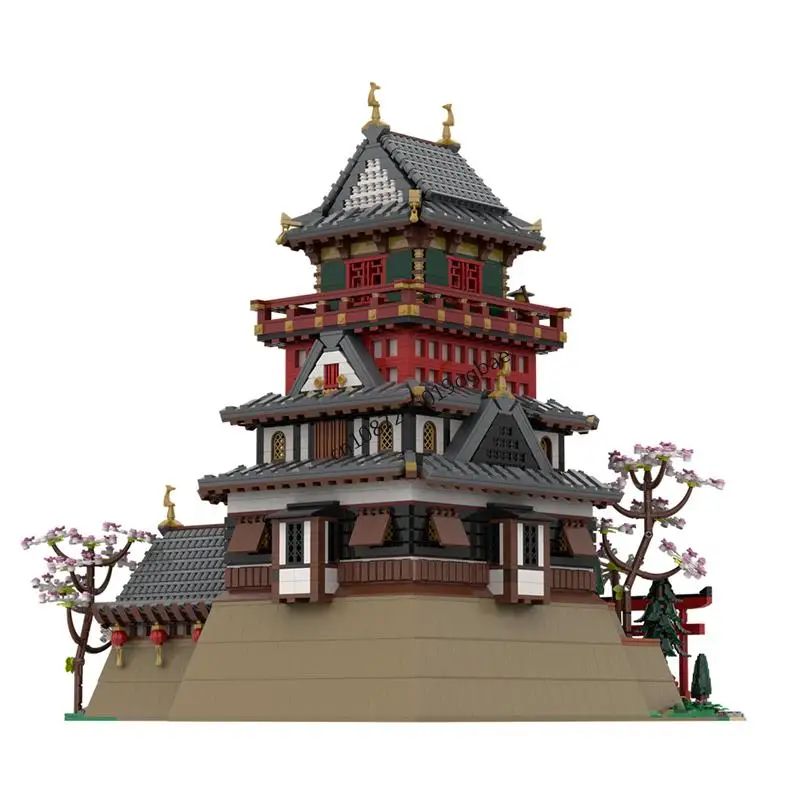 Novo 6618 pçs jogo série de filmes moc ninja samurai castelo modelo diy idéias criativas natal childtoy montagem quebra-cabeça presente aniversário