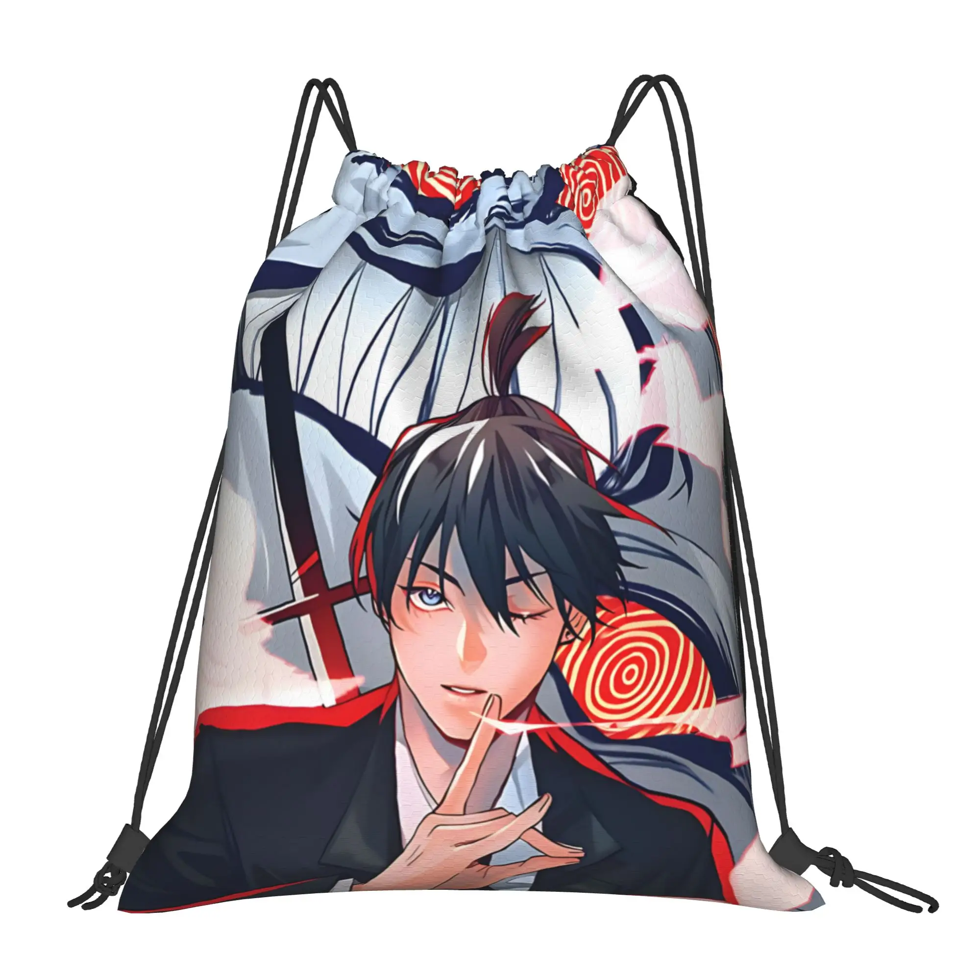 

1 pc Hayakawa Aki Anime Manga Fans Chainsaw Man Drawstring Bags Shopping Storage Backpack School Shoe Bag