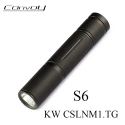 18650 Flashlight Convoy S6 KW CSLNM1.TG Led Lanterna Mini Torch Flash Light Camping Fishing Latarka High Power Lantern Work Lamp