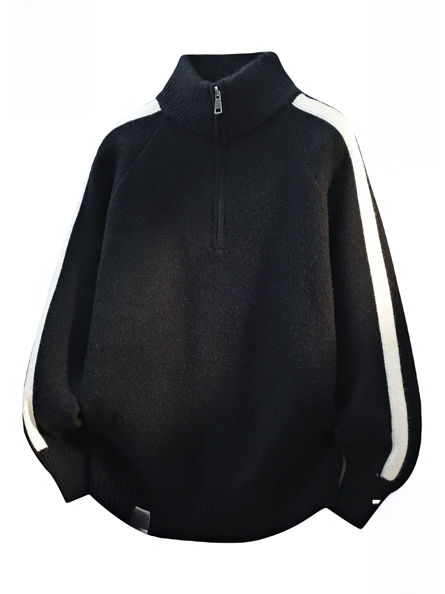 

Мужской вязаный свитер Paul Frank с флисовой подкладкой, повседневный, свободный, теплый, зимний, модный, на молнии, удобный, из смесового полиэстера