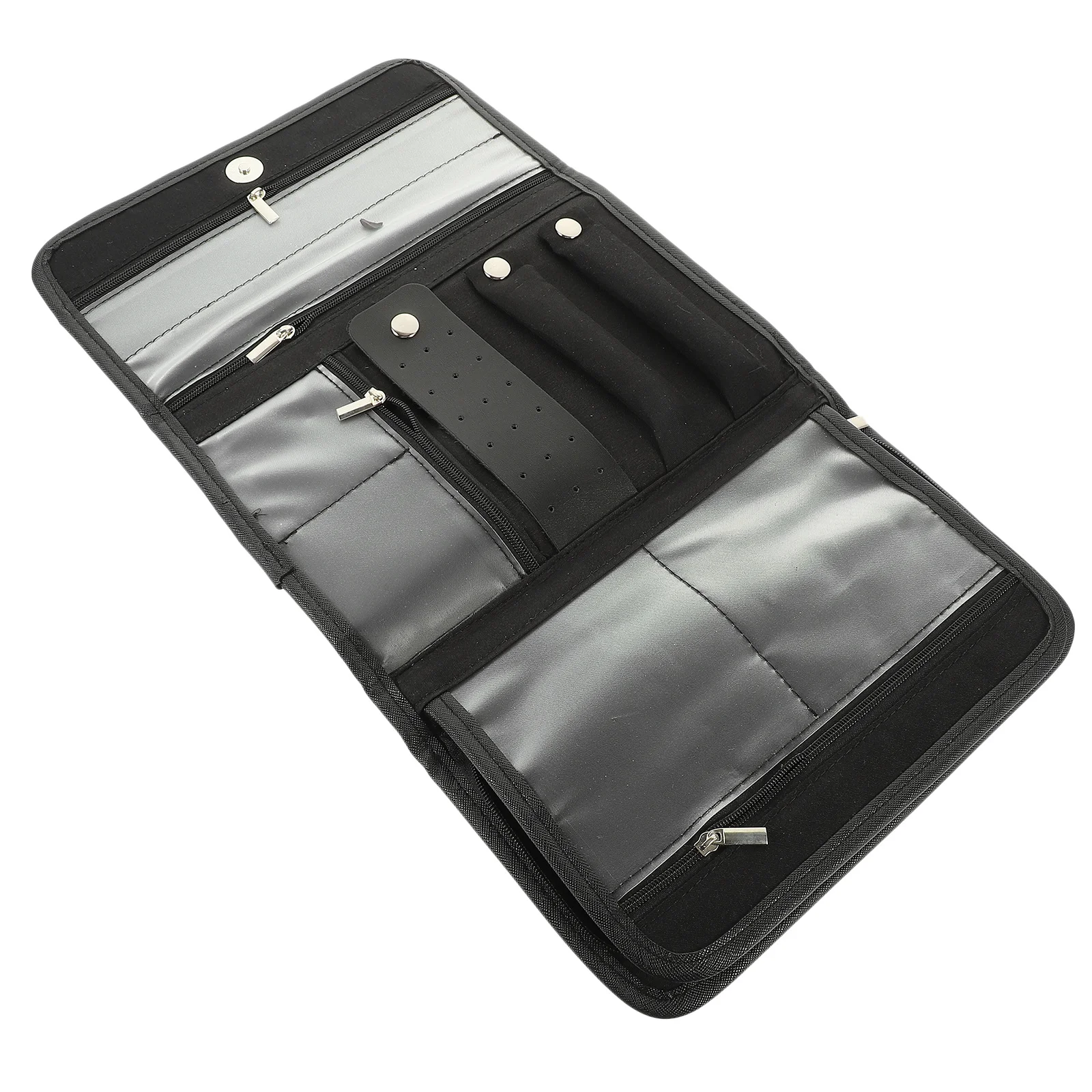 

Jewelry Storage Roll Bag Travel Organizer Foldable Pouch for Necklaces Earrings Portable Multifunctional Gift