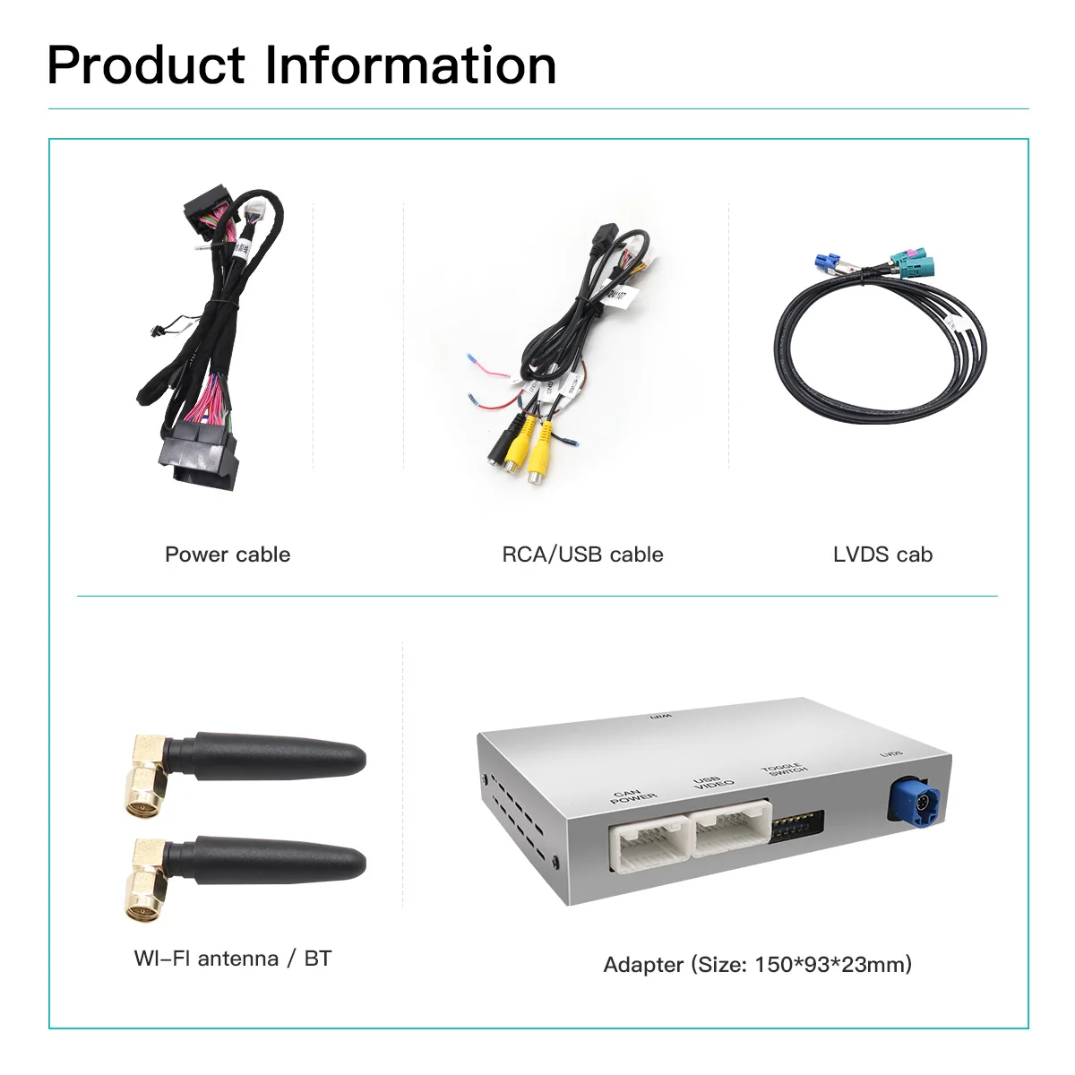 محول CarPlay اللاسلكي وحدة أندرويد السيارات لبنز C GLC W205 A CLA GLA B E GLE CLS NTG 5.0 مع مرآة بلوتوث #6