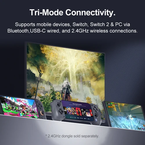 Imagen 2 del producto Gamesir X5s Lite Mando celular Android Smartphone controlador Móvil Gaming Gamepad para teléfono móvil Bluetooth 2,4G conexión efecto Hall