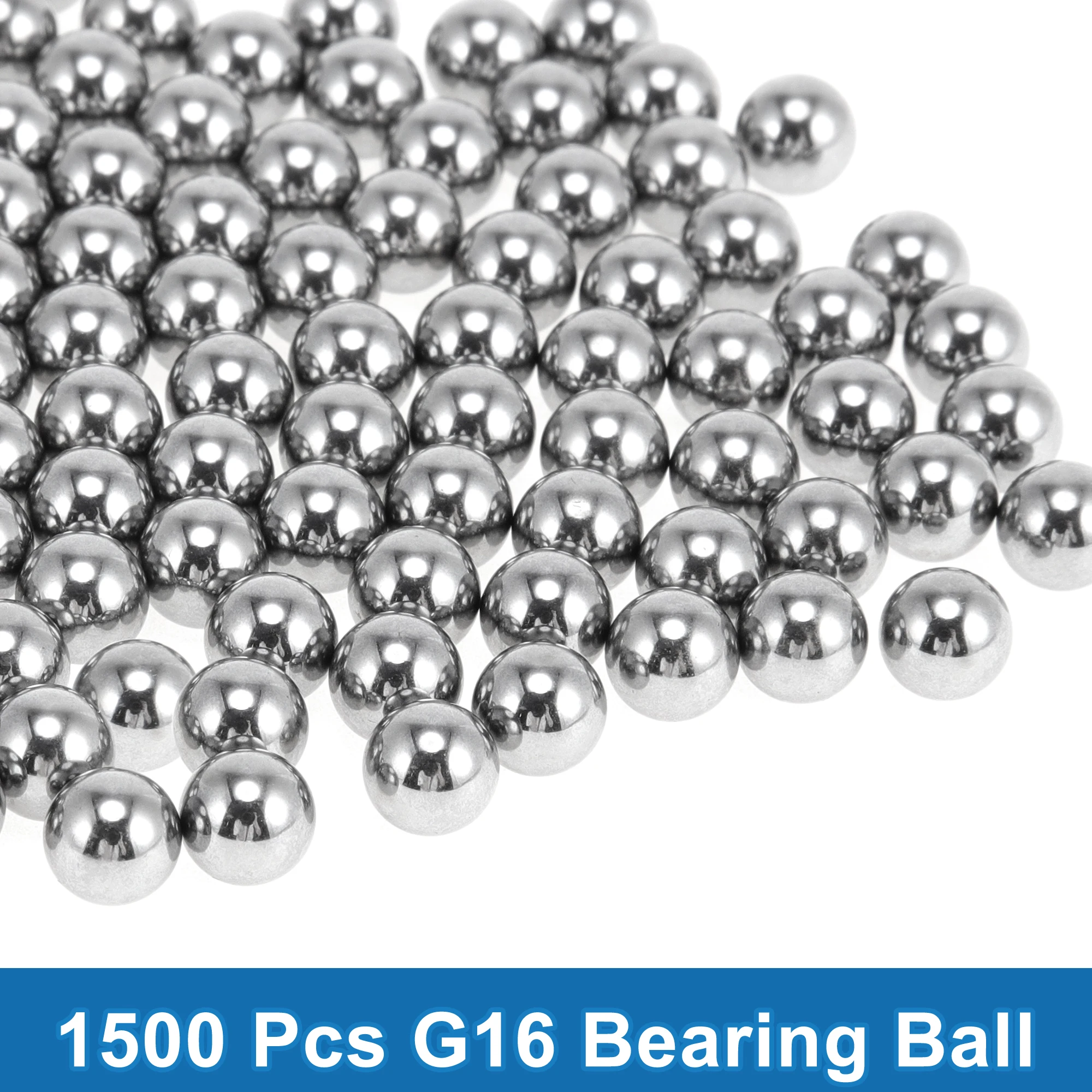 

X Autohaux 1,8 мм подшипник шарикоподшипник сталь G16 прецизионный шарик серебристого тона 1500 шт.