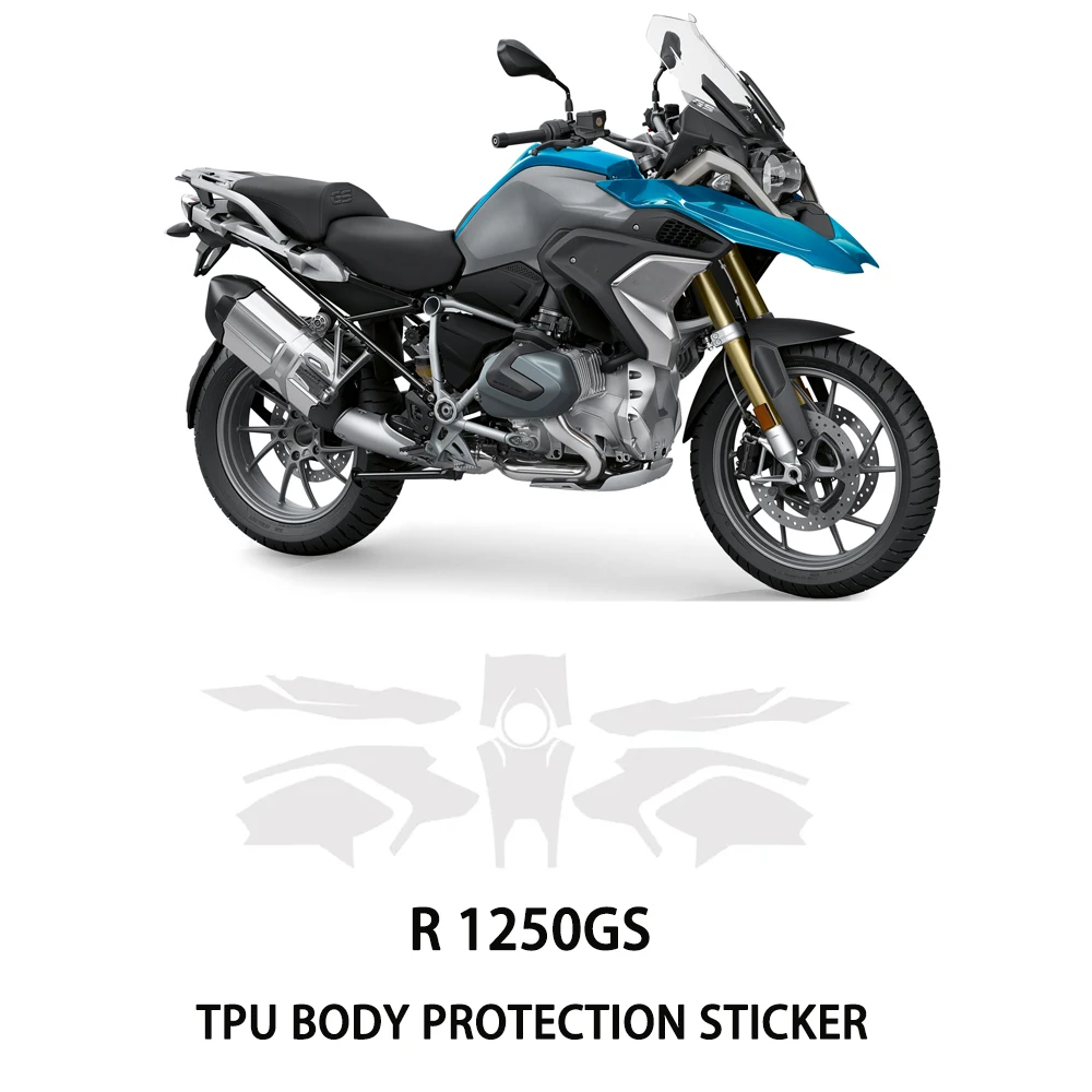 Motorcycle Tank Paint Protection Transparent Flim For BMW R 1250GS R1250GS Accessories TPU Complete Paint Protection Set