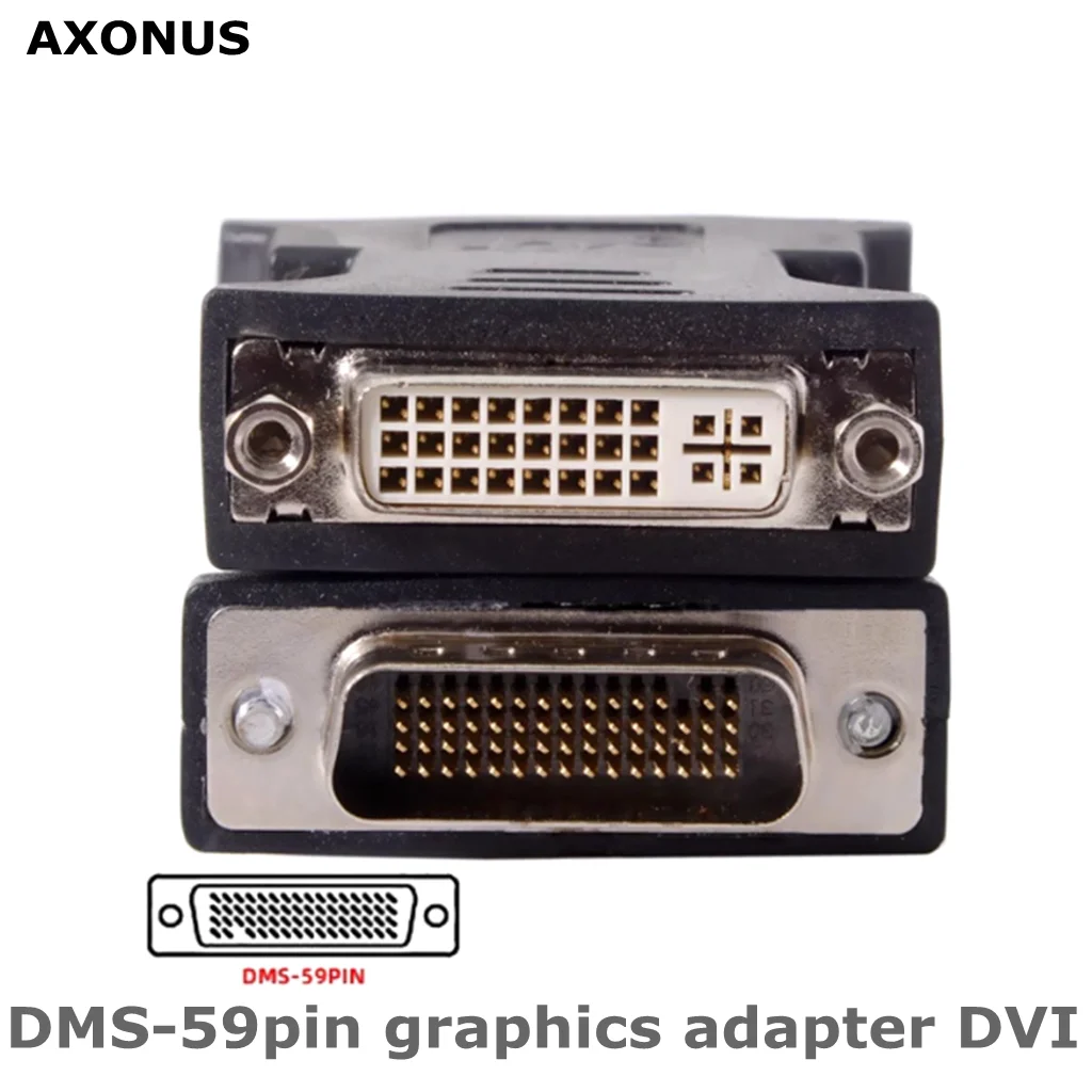 1pcs / High Quality LFH DMS-59pin Male to DVI24+5 Female Video Adapter Cable for 59pin Graphics Card to Single DVI LCD Monitor