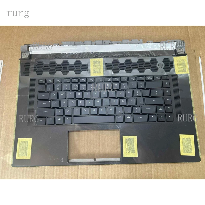 R+   Brand new original equipment manufacturer FOR Dell Alienware M17 R4 Black PALMREST American backboard Keyboard 06N1JW 6N1JW