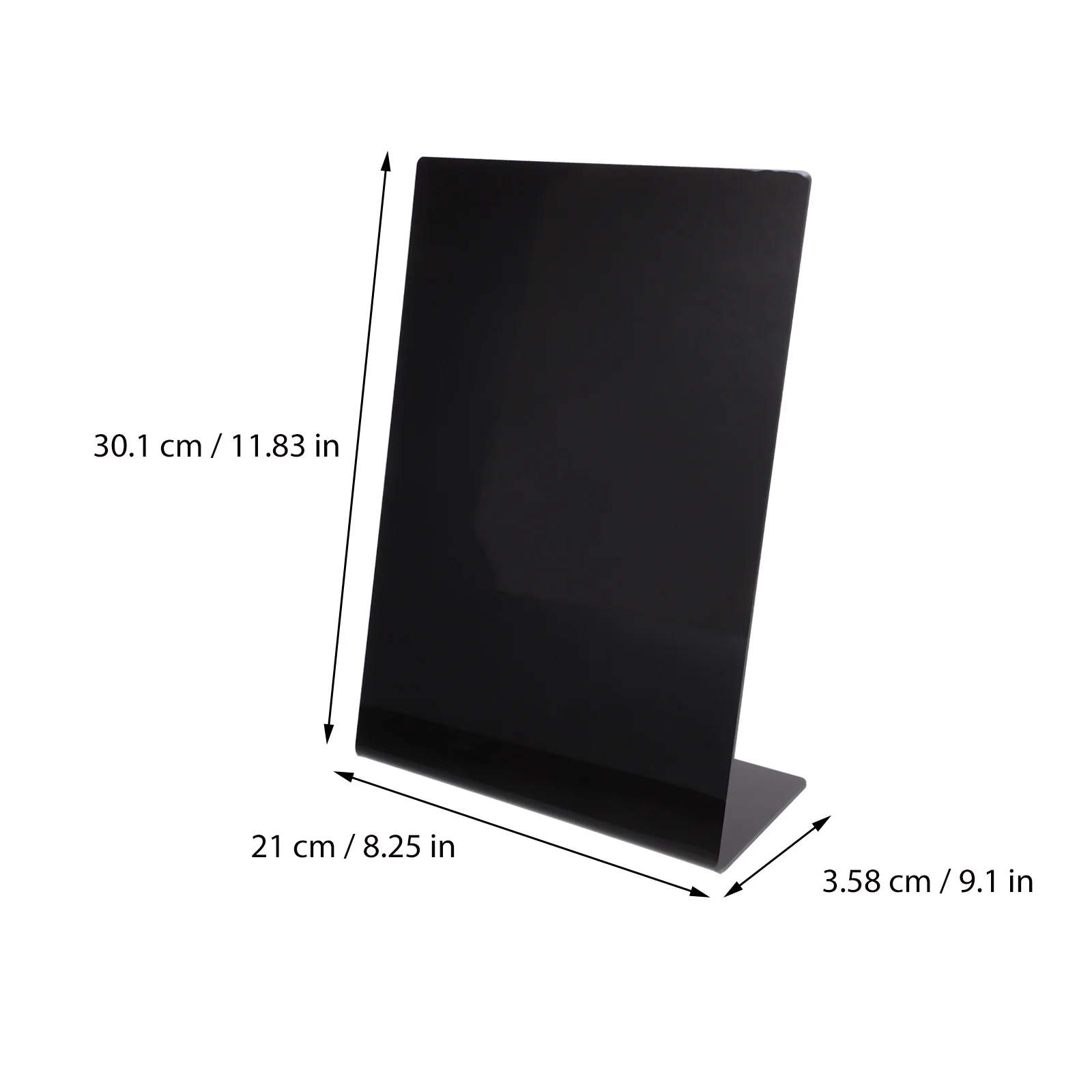 Rectangle Erasable Chalkboard Small Writing Pad for Home Office Cafe Menu Display Menu Board for Kitchen Erasable Chalkboard