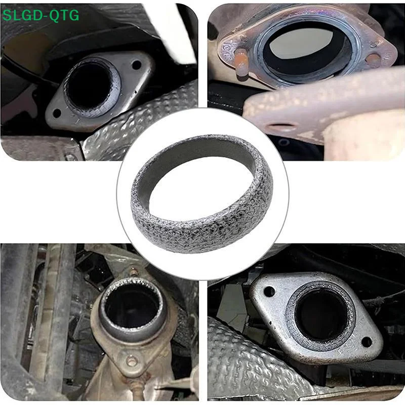 *Universal High‑Temperature Exhaust Donut Gasket Ring‑Shape Exhaust Pipe Flange Seal Gasket Exhaust Flange Muffler Replacement