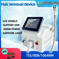 New Laser Hair removal dropshipping Hot sell Diode Laser Epilator Permanent Painless 40 Million Shots Laser Epilator LCD handle