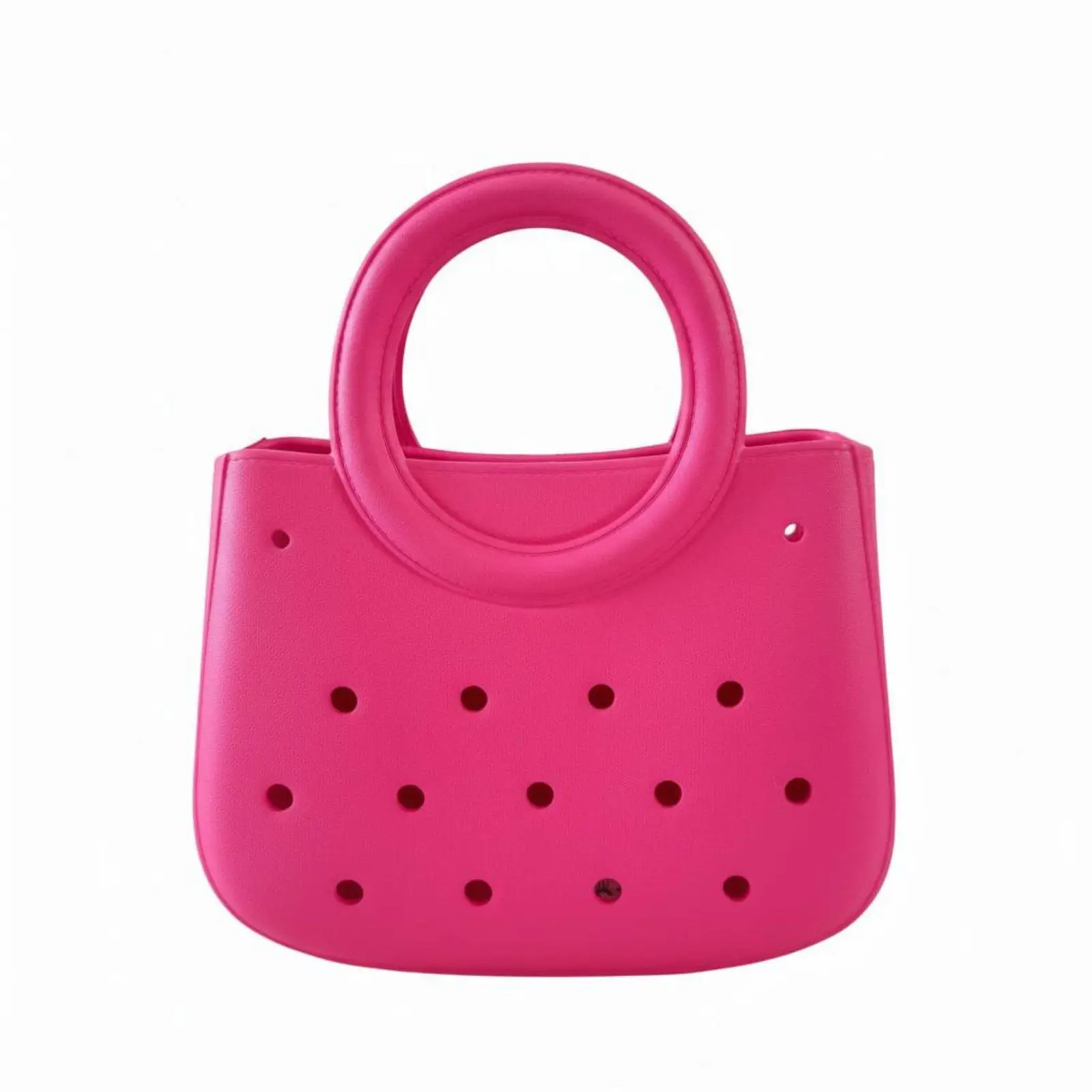 Waterproof EVA Women Handbag Customizable Beach Tote for Travel Poolside Shopping with Macaron Colors