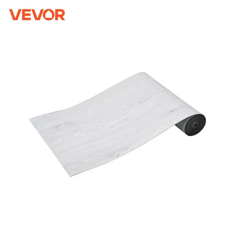 VEVOR Self Adhesive Vinyl Floor Tiles 1.5mm Thick Peel & Stick Light Wood Grain DIY Flooring for Kitchen  Dining Room Bedroom