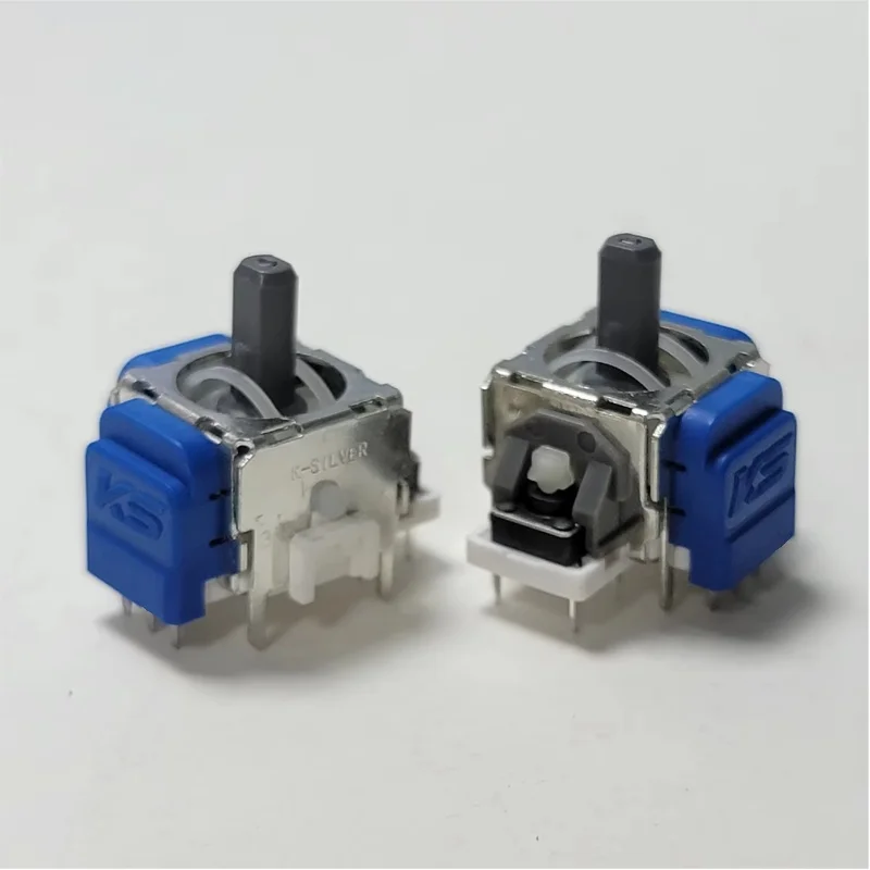 10pcs K-SILVER JS13 PRO TMR Electromagnetic Joystick Anti-Drift for PS5 Replacement Parts Tunnel Magnetic Resistance Joystick
