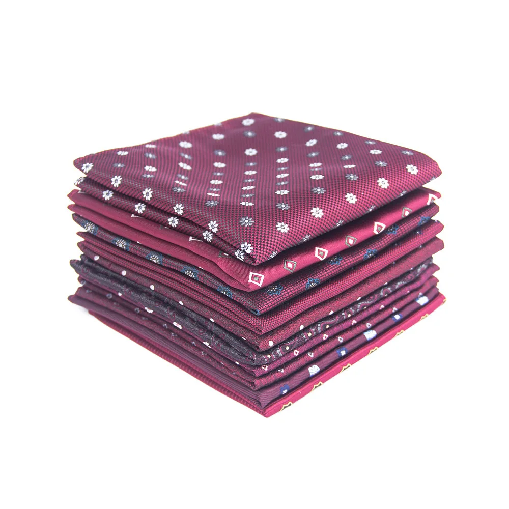 2025 New Men's Pocket Square - Elegant Wedding Handkerchief for Suit, Breathable Cotton Linen Pocket Square