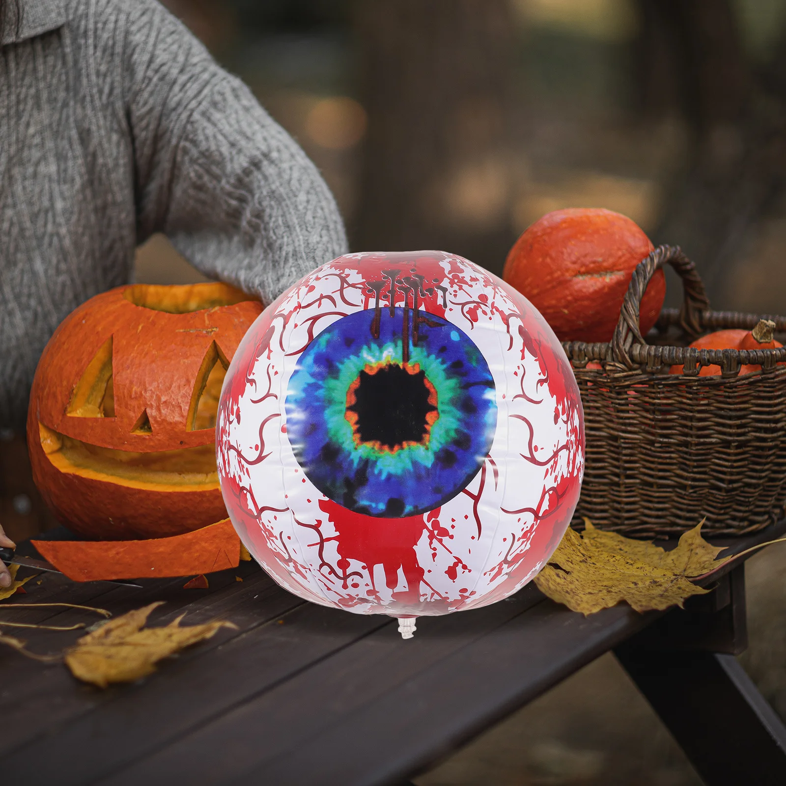 نفخ مقلة العين ديكور أضواء الهالوين الديكور في الهواء الطلق حفلة الحديقة الدعائم مادة جيدة صنعة ممتازة #3