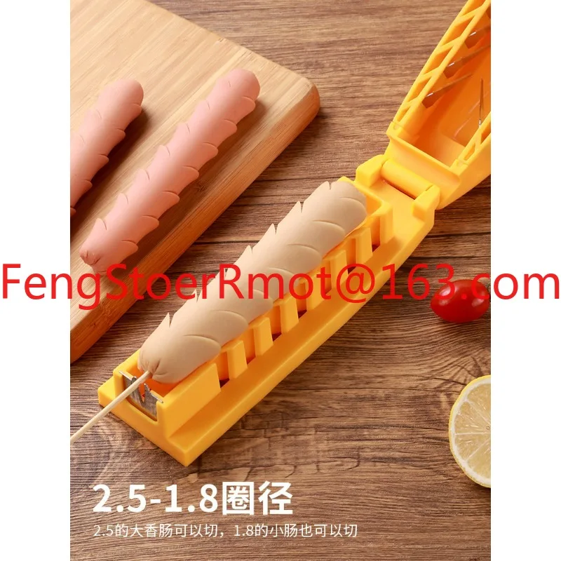 Suitable for sausage, sausage, flower cutter, multi-functional skewer and peeling machine