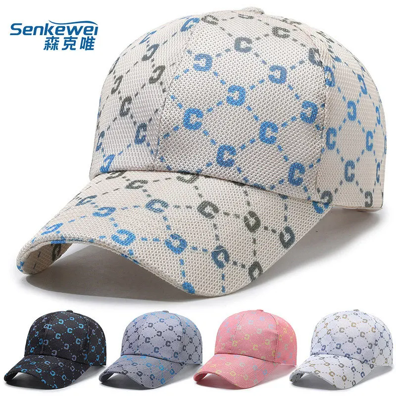 

Summer High Quality Fashion Cotton Breathable Baseball Hat Snapback Letter Embroidery Face-Slimming Outdoor Cap for Women/Men