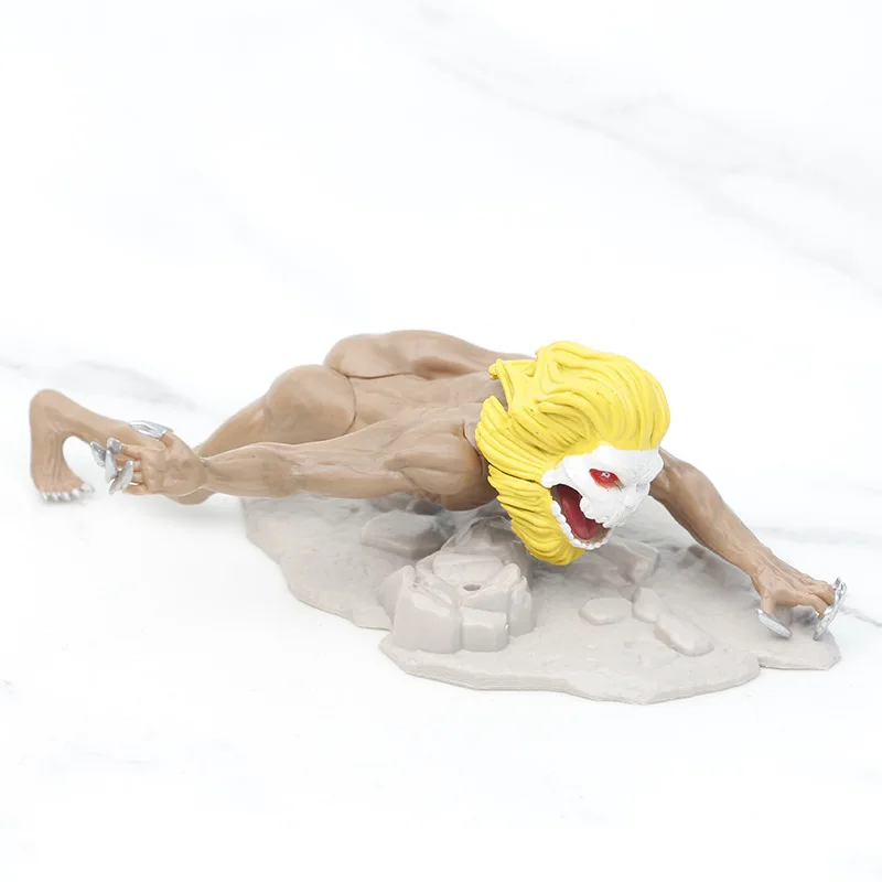 8pcs Attack on Titan Anime Figures Armored Colossal Titan PVC Action Figure Collection Model Desktop Decoration Toy Gifts