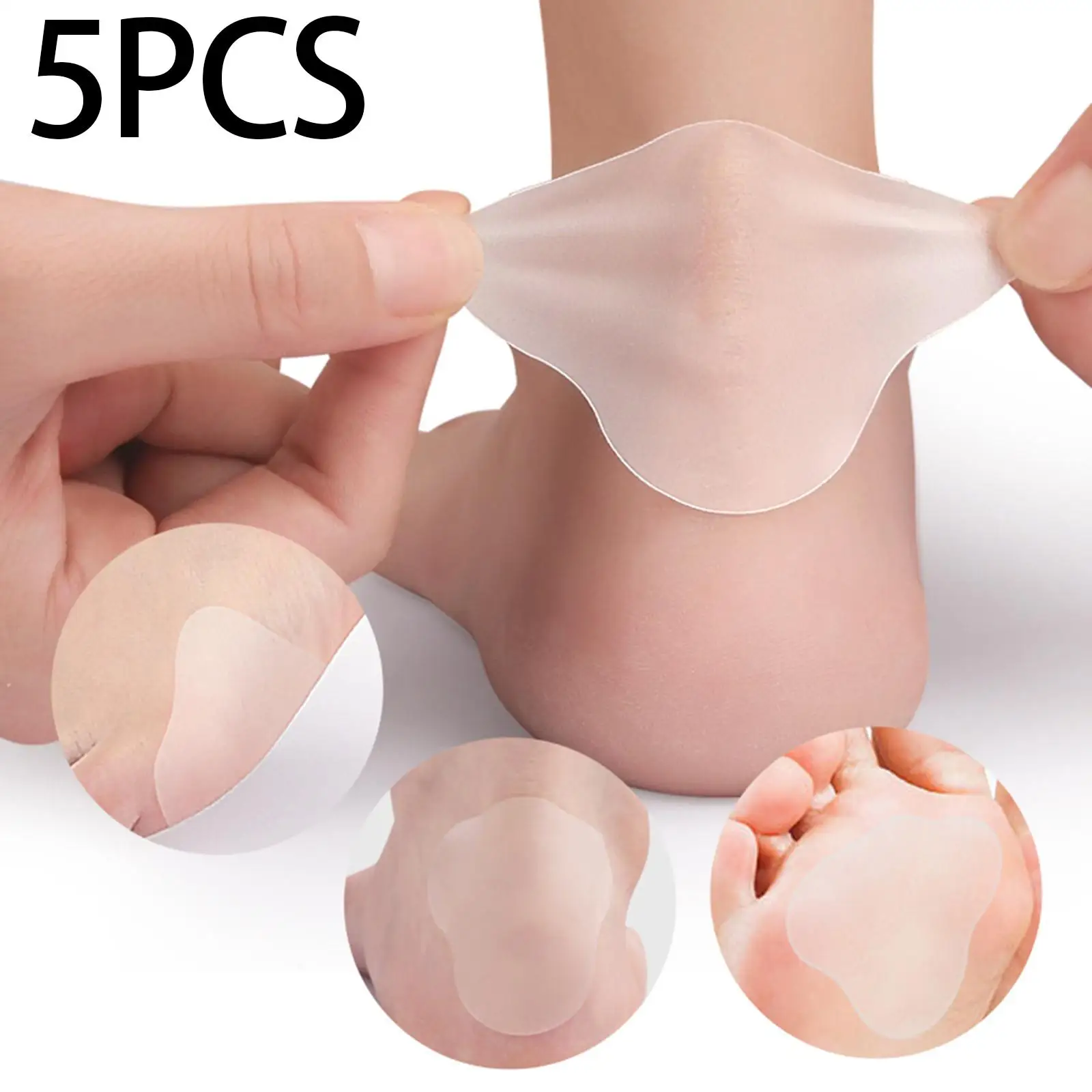 10 Pieces Blister Pads Hydrocolloid Transparent Waterproof Blister Bandages