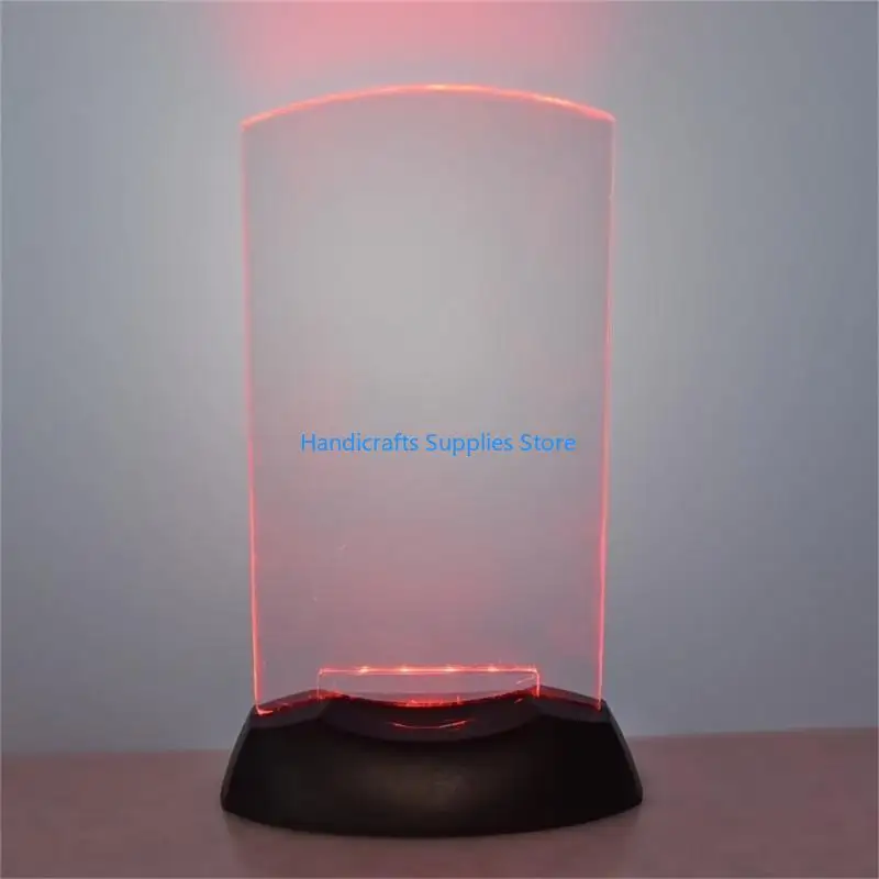 R1WA LED Illuminated Menu Board for Party Decorations Sign Holder with Color Lights