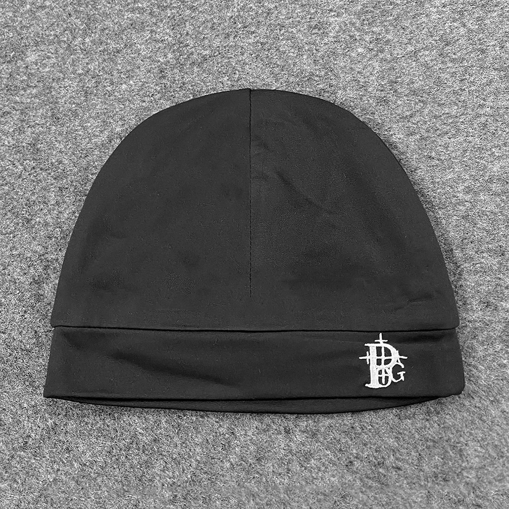 Abstract Pattern Letter Embroidery Pullover Hat Personalized Handsome Headwear Decoration