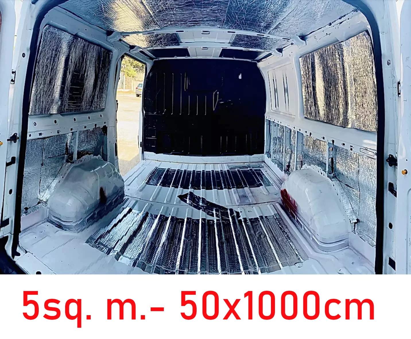 Bloque de condensación de barrera de vapor de furgoneta de Camper con aislamiento térmico de lámina de burbujas para aislamiento en paneles de puertas de RV