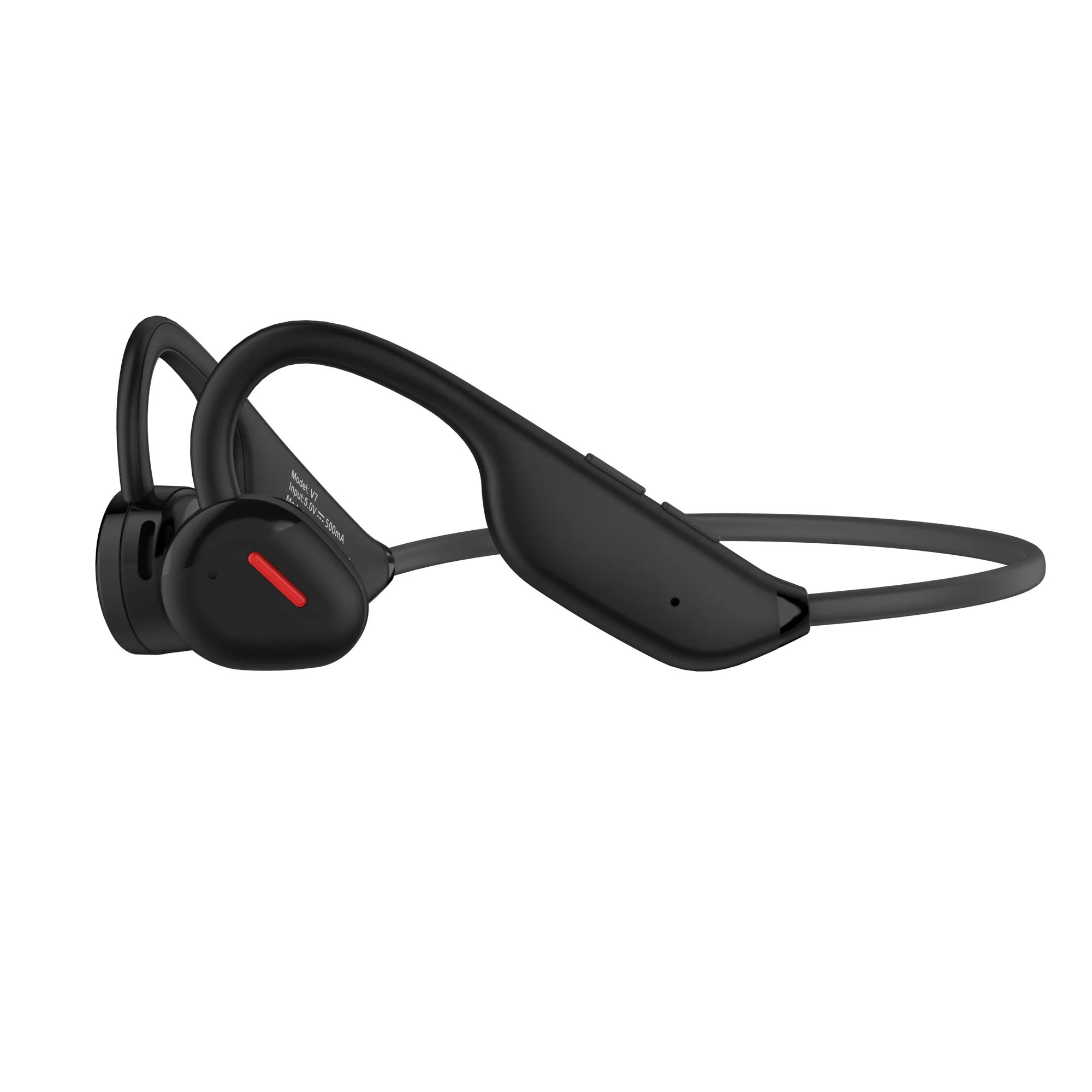 

V7 Bone Conduction Wireless Bluetooth Headset Hook Earphone Ear Stereo HIFI Sports Headphones With Microphone Earbuds