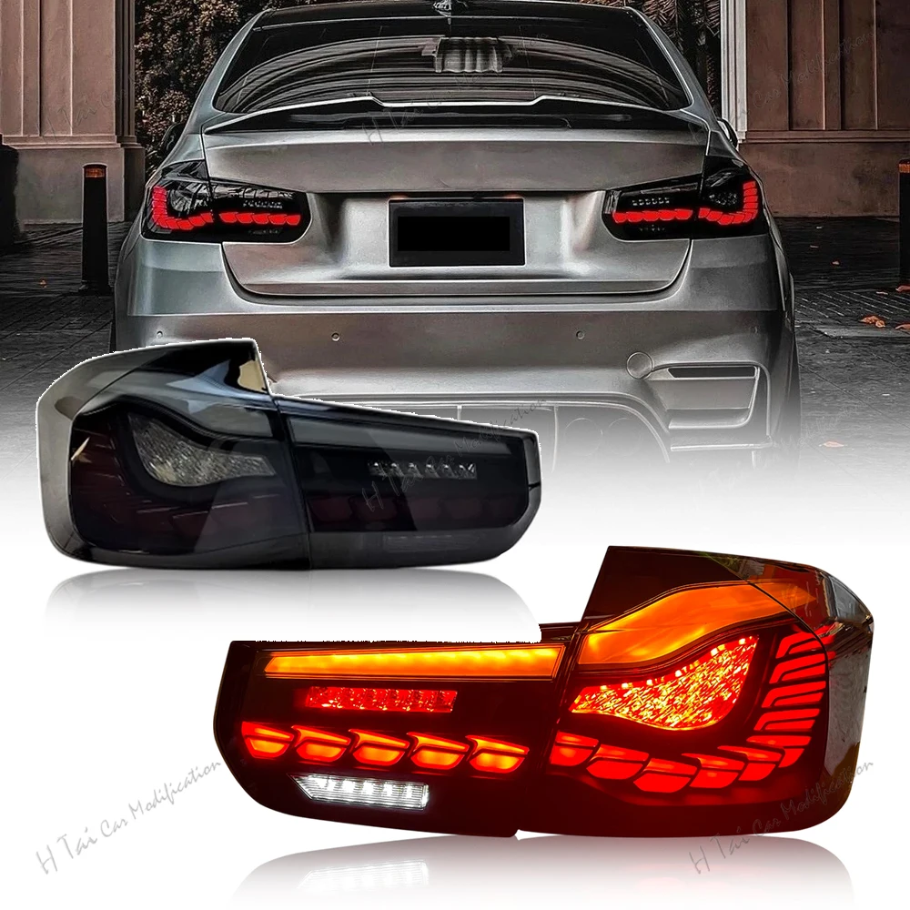 Pair LED Tail Lights For BMW 3 Series F30 F35 320i 328i 335i M3 2013-2020 Rear Lamps Taillights Fog Lights Car Light Assemblies
