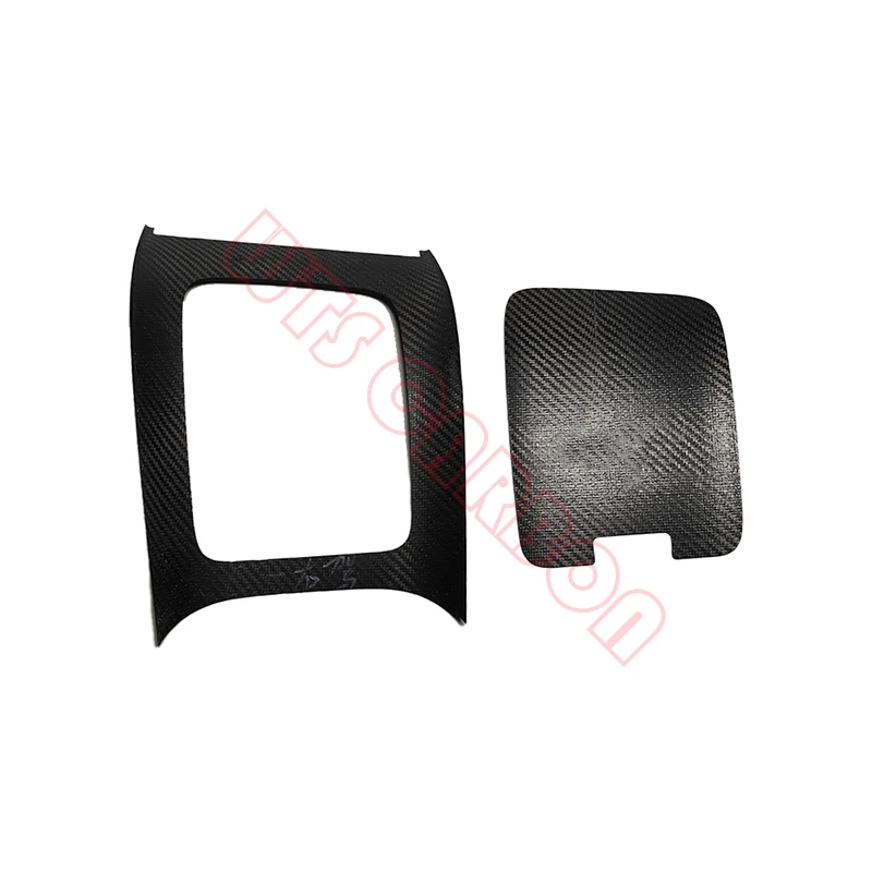 LHD RHD Real Carbon Fiber Car Center Console Cover Interior Trims Accessories For Mercedes Benz C GLC CLE Class W206 X254 2022up