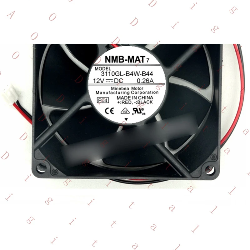 

L... 1PCS New for NMB-MAT 3110GL-B4W-B44 DC12V 0.26A 2pin chassis power cooling fan#QW